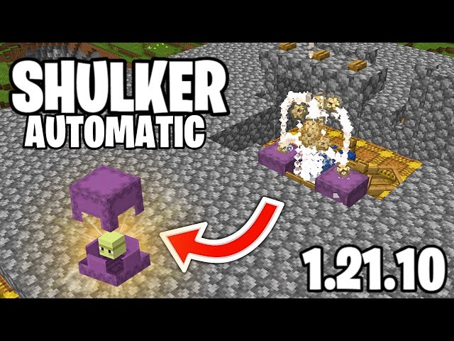 SHULKER BOX Farm 1.21.10! Minecraft Java Tutorial
