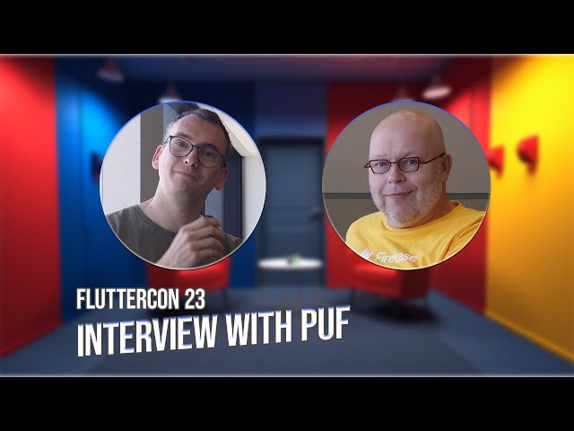 Fluttercon 2023 - Interview with Frank (Puf) Dev Rel for Firebase