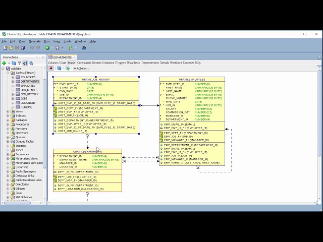 [en] SQL Developer- How to find which tables reference a given table in Oracle SQL Developer?