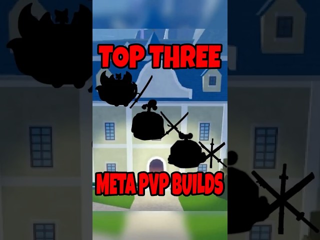 The Top Three Meta PvP Builds In Blox Fruits... #roblox #bloxfruits