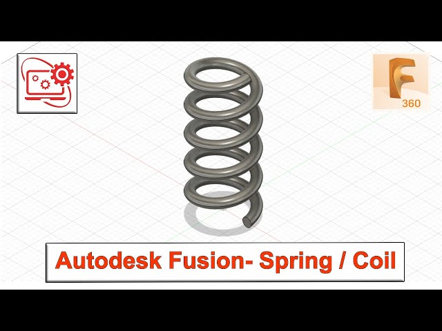 Autodesk Fusion 360 Tutorial: How to Model a Spring or Coil