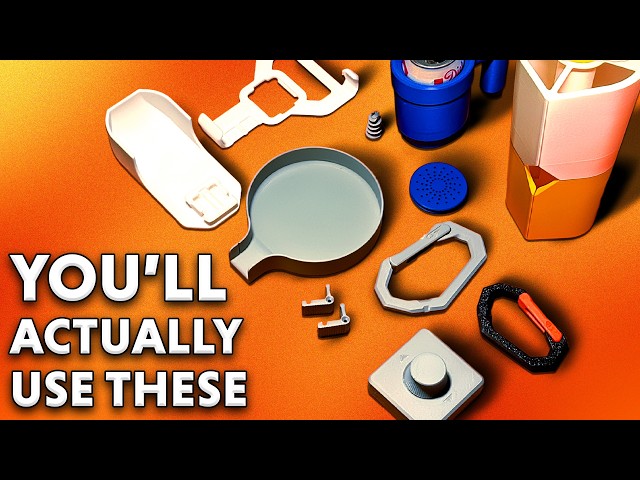 20+ Practical 3D Prints You'll Use Every Day