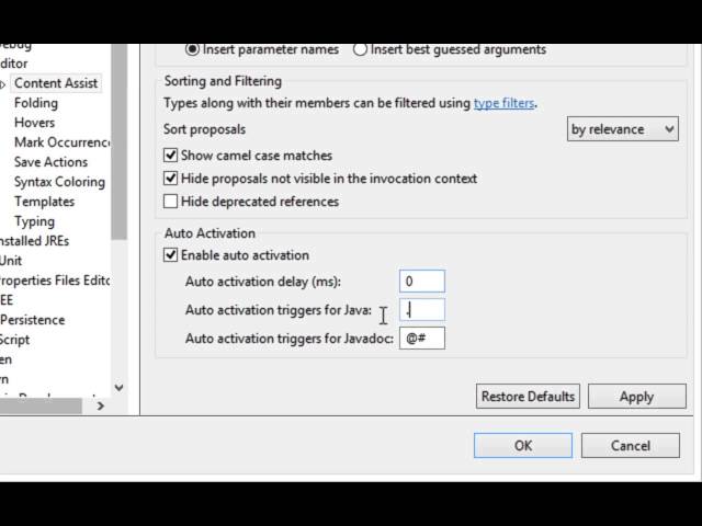 Eclipse IDE - Boost intellisense