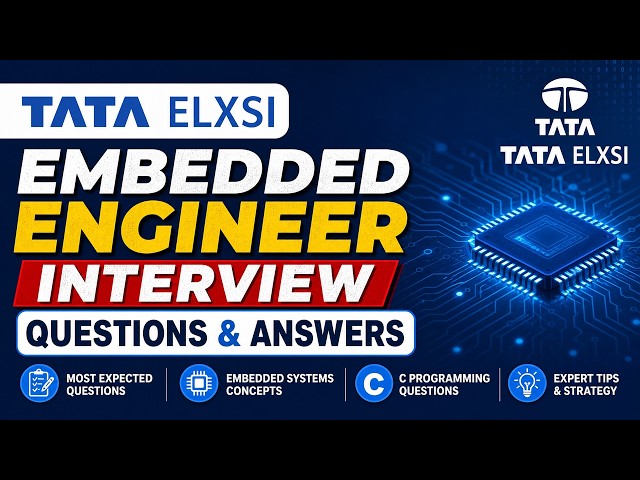 Tata Elxsi Embedded Engineer Interview Questions & Answers