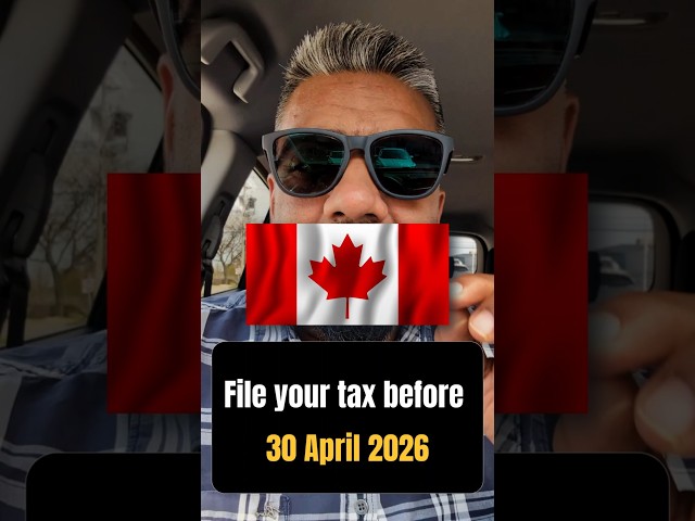 Canada Income Tax Deadline - 30 April 2026 #personalfinancecanada #stockmarket #wealthsimple