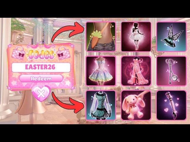 *NEW CODES* ALL WORKING CODES FOR DRESS TO IMPRESS 2026 EASTER UPDATE!