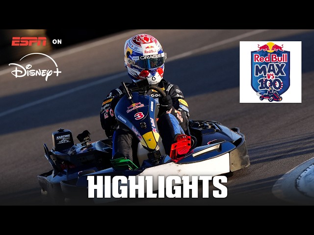 Max Verstappen vs 100 HIGHLIGHTS | Best moments, overtakes, crashes | ESPN on Disney+
