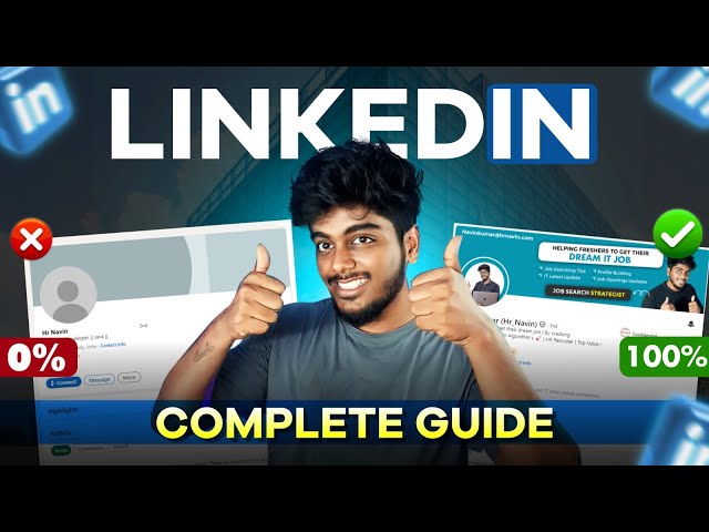 Step By Step LinkedIn Guide for job search😱 | How to use LinkedIn to find job in Tamil