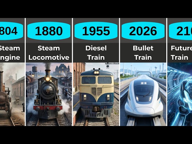 The Evolution of Trains  | 1550 to 2250