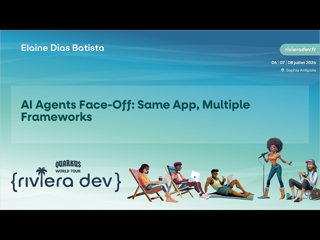 Riviera DEV 2026 - Elaine Dias Batista - AI Agents Face-Off: Same App, Multiple Frameworks