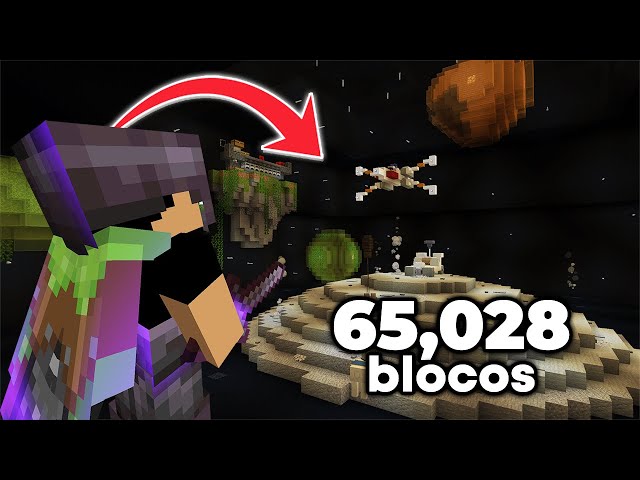 CRIEI UMA GALÁXIA NO MINECRAFT HARDCORE!