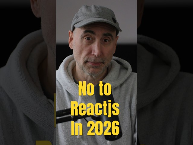 Reactjs is not your first choice in 2026. #reactjs #learnreactjs #unclestef