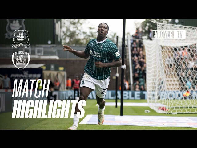Match Highlights | Argyle v Barnsley