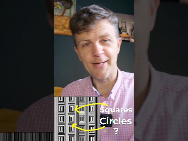 Do you see squares or circles? And what does that say about you?  #science #sciencefacts