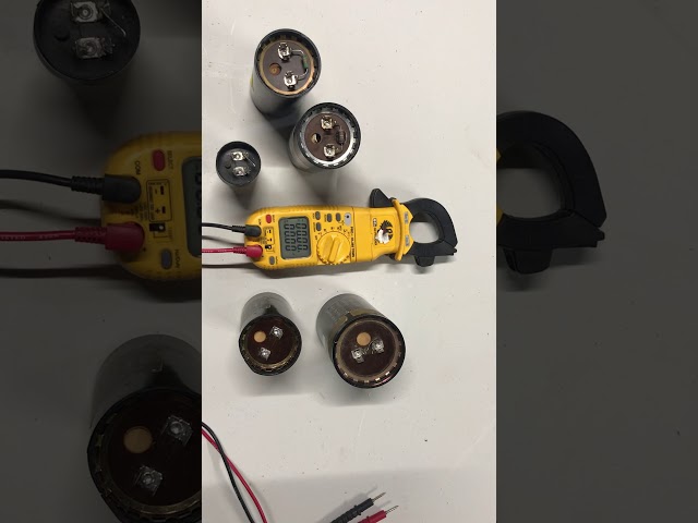 Checking a start capacitor
