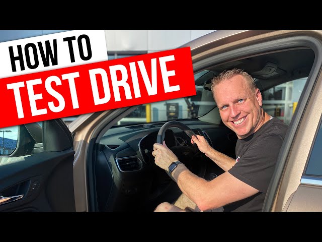 Smart people will do this while test driving a car.
