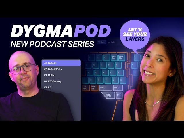Showcasing your best keyboard layers - DygmaPod #1