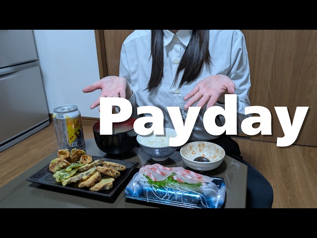 Payday in Japan 🇯🇵 | Quiet Life at 24 | Tempura, Sashimi & Beer Night