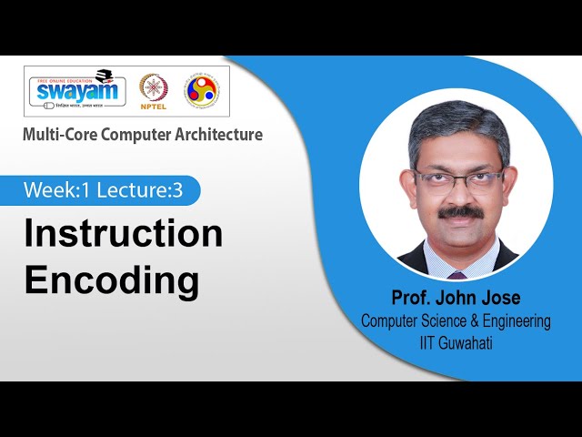 Lec 3: Instruction Encoding