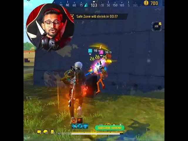 New Secret Rush Gameplay Character Skill Combo for BR Rank in Garena Freefire🔥l #shorts #freefire