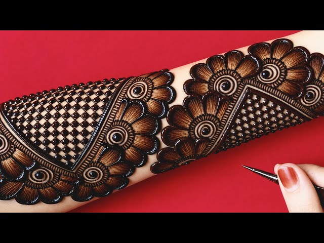 Very Beautiful Arabic Style Mehndi Design||Mehendi Designs New||Latest Easy Mehndi Design||Henna 