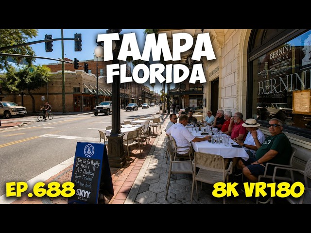 Tampa Florida: 200 Years of History & The Port City's Rise ep.688 #8k #vr180 #3d #travel #fl #tampa