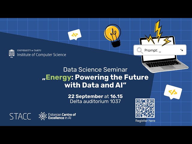 Data Science Seminar “Energy: Powering the Future with Data and AI”