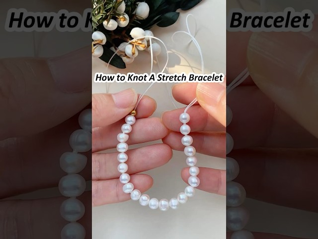 How to Knot Elastic Cord without Coming Undone - Beading Tutorial
