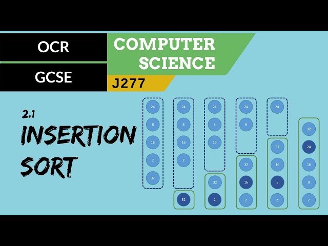 61. OCR GCSE (J277) 2.1 Insertion sort