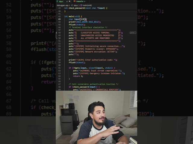Learning C like a Hacker, A Buffer Overflow #beginnerfriendly #cprogramming #hacking #cybersecurity