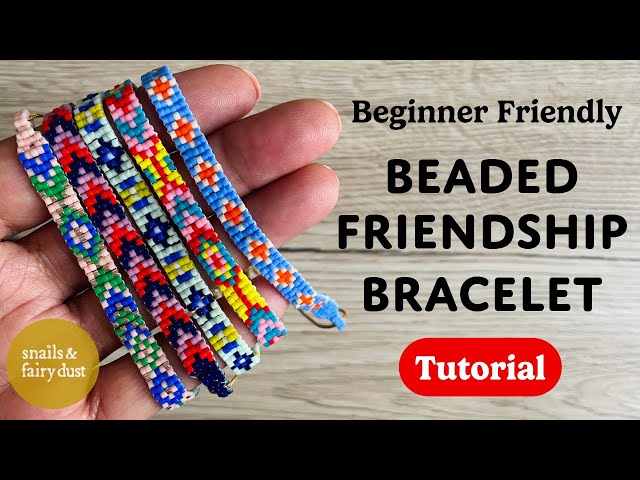 Beaded Friendship Bracelet Tutorial
