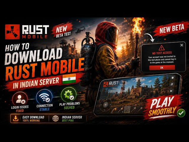How to dowload rust mobile in india #rustmobile #rust