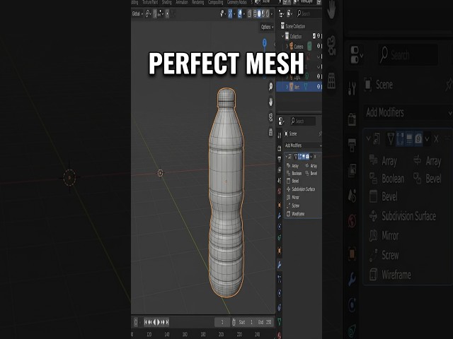 Quick and Easy Hardsurface Modeling Tip in Blender