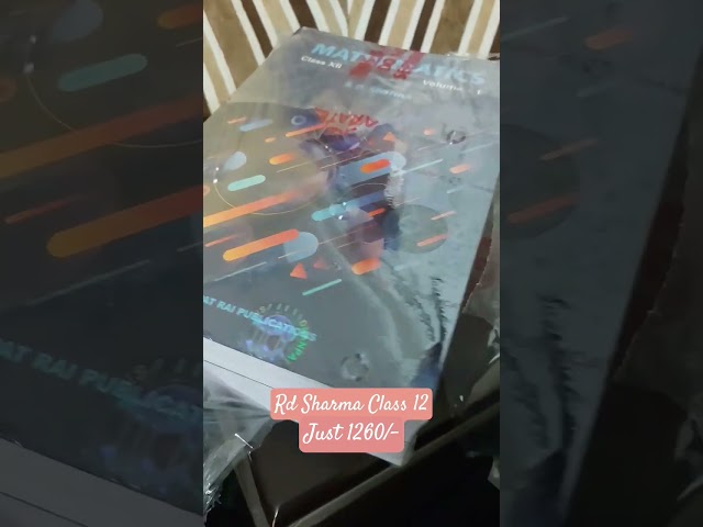 Class 12 Maths RD Sharma...#unboxing #class12 #maths