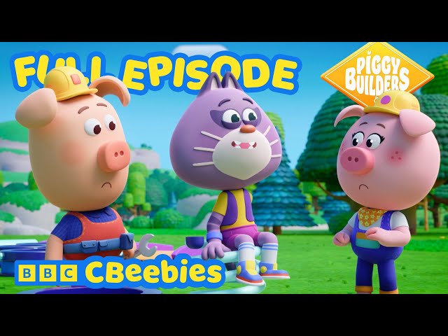 Kitty Builder 😸 | Piggy Builders 🐷🧱 | Full Episode | CBeebies