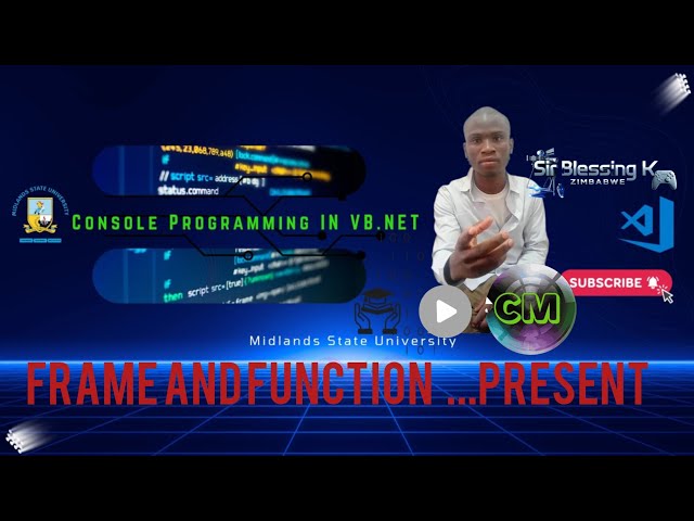 Introduction to VB Console Programming (FRAME AND FUNCTION)