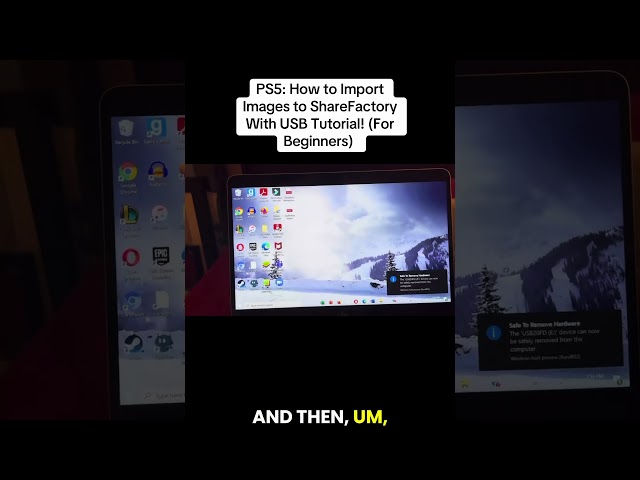 PS5: How to Import Images to ShareFactory With USB Tutorial! (For Beginners)