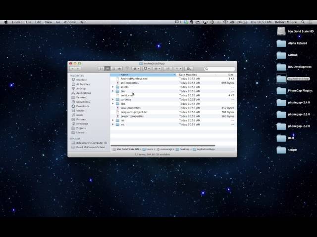 AA UX Component - Mobile - How to Build PhoneGap Projects - Android