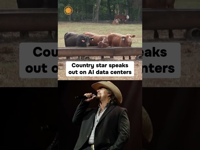 Country music star speaks out against data centers and how they can harm the environment