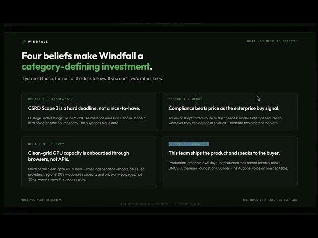 Windfall Router | TinyFish Accelerator Pitch