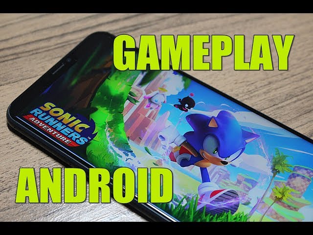 O Melhor Jogo do Sonic para Android! GAMEPLAY Sonic Runners Adventure