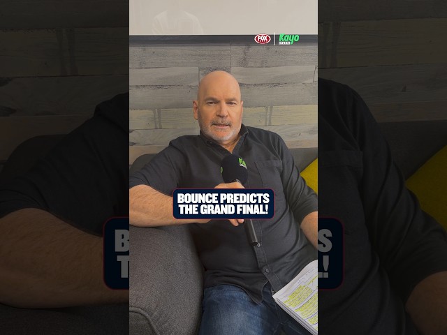 Bounce Predicts the AFL Grand Final! #AFLGF