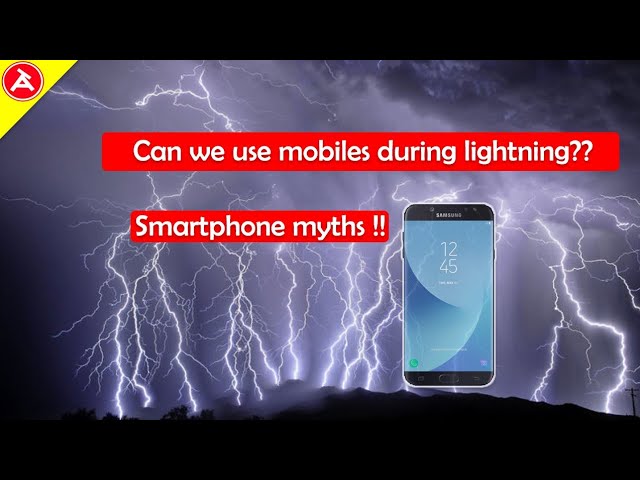 Can we use mobile while lightning ?? | Myth explained !!