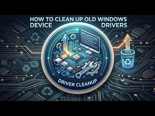 How to Clean Up Old Windows Device Drivers