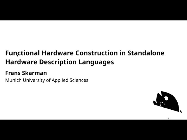 Functional Hardware Construction in Standalone HDLs like Spade