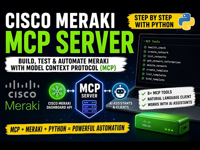 Python - Cisco Meraki MCP Server