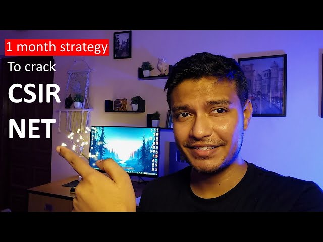 1 Month strategy for CSIR NET l How to revise for CSIR NET in the last month l what resource to use?