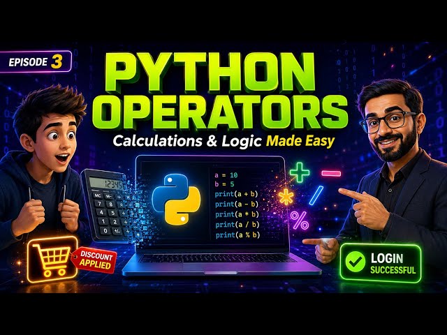 Python Operators Explained in Hindi | All Operators Covered!