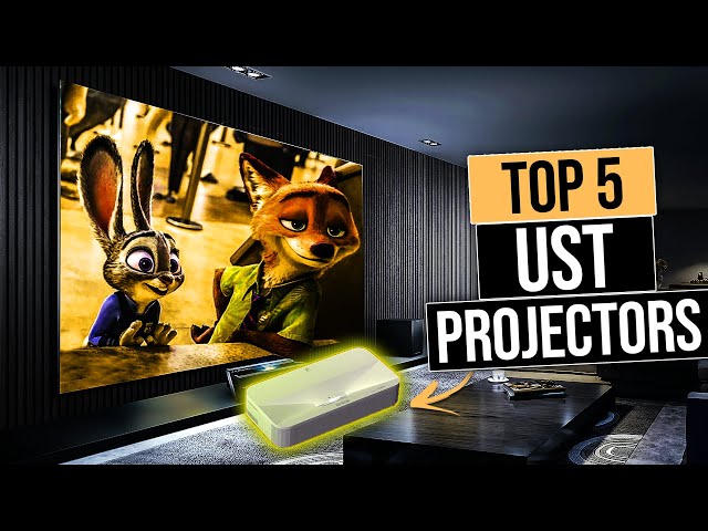 Top 5 BEST Ultra Short Throw Projectors YOU Can Buy!