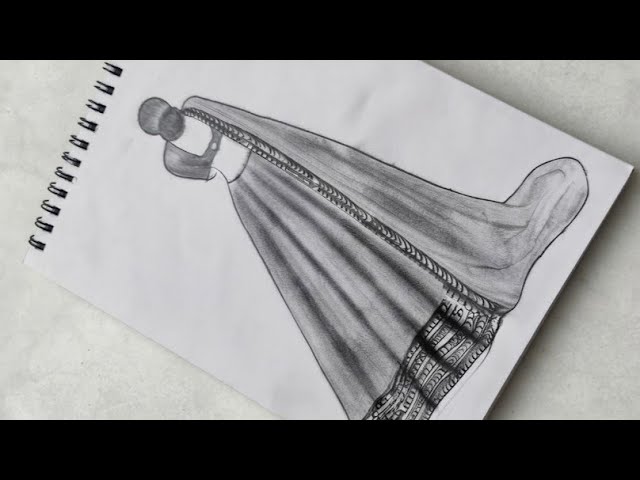 Traditional girl drawing